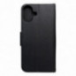 Apple iPhone 16 Plus Étui portefeuille Fancy Book Noir