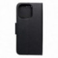 Apple iPhone 16 Pro Étui portefeuille Fancy Book Noir