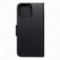 Apple iPhone 16 Pro Max Étui portefeuille Fancy Book Noir