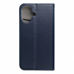 Apple iPhone 16 Portefeuilles Smart Magneto book Marine