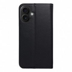 Apple iPhone 16 Portefeuilles Smart Case Book Noir