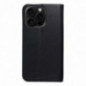 Apple iPhone 16 Pro Portefeuilles Smart Case Book Noir