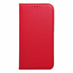 Apple iPhone 16 Pro Portefeuilles Smart Case Book Rouge