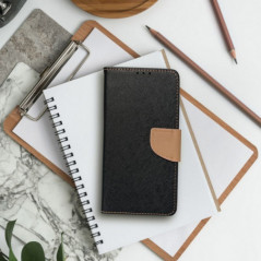 Apple iPhone 16 Plus Étui portefeuille Fancy Book Noir