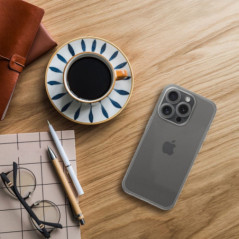 Apple iPhone 16 Coque Clear 1.5 mm GRID Transparent