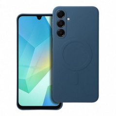 Samsung Galaxy A16 Coque Silicone Mag Cover MagSAFE  Bleu