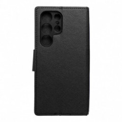 Samsung Galaxy S25 Ultra Étui portefeuille Fancy Book Noir