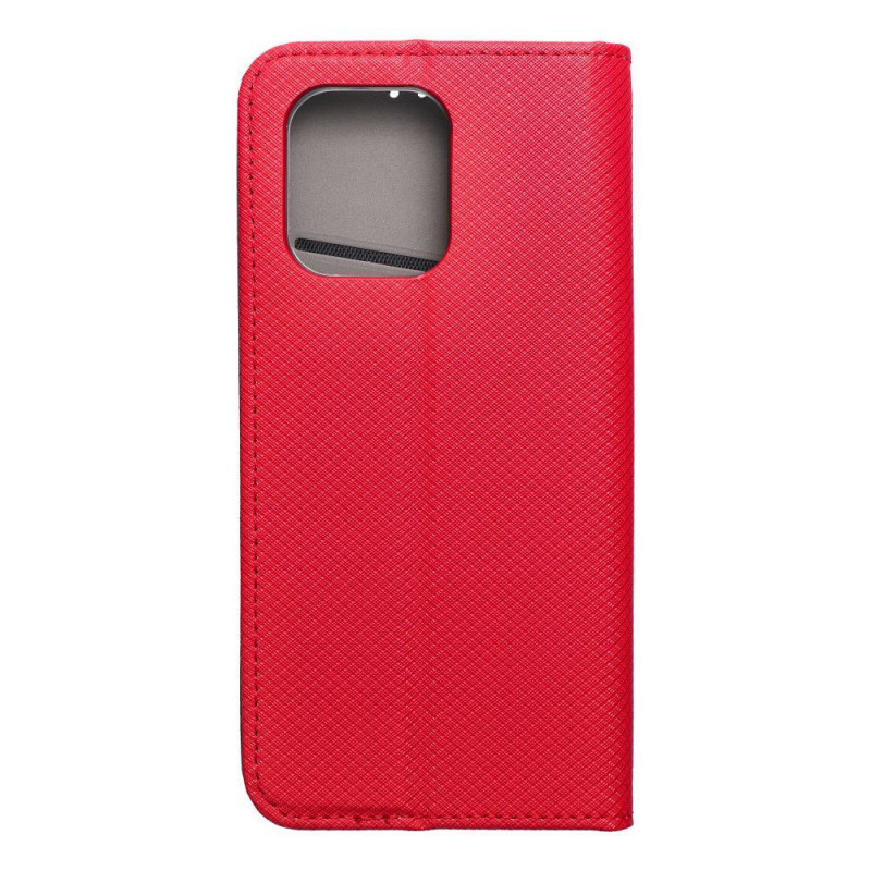Motorola Edge Portefeuilles Smart Case Book Rouge