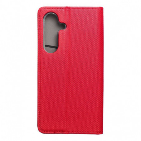 Samsung Galaxy S25 Portefeuilles Smart Case Book Rouge