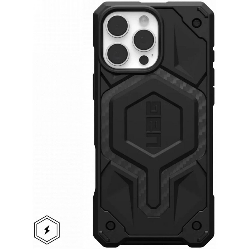 Apple iPhone 16 Pro Max Coque Urban Armor Gear Monarch Pro MagSAFE  Fibre de carbone