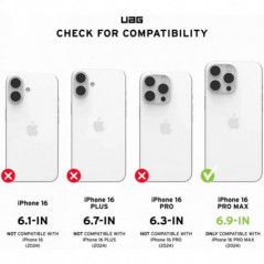 Apple iPhone 16 Pro Max Coque Urban Armor Gear Monarch Pro MagSAFE  Fibre de carbone
