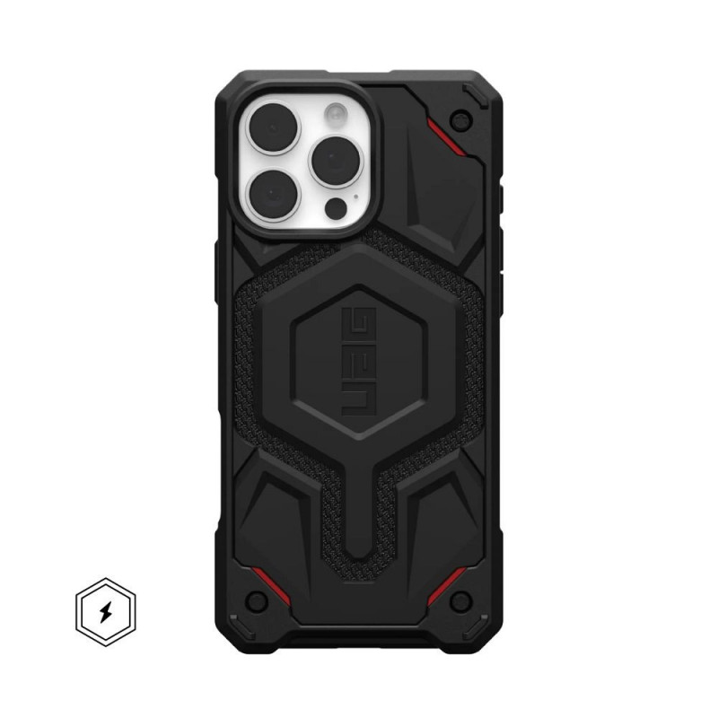 Apple iPhone 16 Pro Max Coque Urban Armor Gear Monarch Pro MagSAFE  Noir kevlar