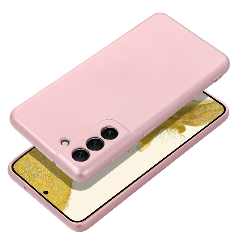Samsung Galaxy A56 Coque Metallic Rose