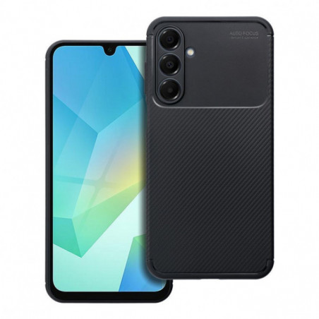 Samsung Galaxy A16 Coque Carbon premium Élégant  Noir