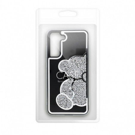 Samsung Galaxy S25 Plus Coque Teddy bear Argenté