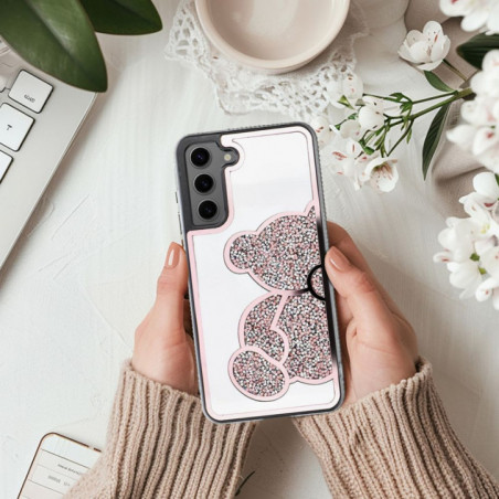 Samsung Galaxy A56 Coque Teddy bear Rose