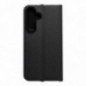 Samsung Galaxy S25 Plus Portefeuilles LUNA Book Carbon Fibre de carbone, Élégant  Noir