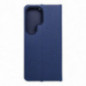 Samsung Galaxy S25 Ultra Portefeuilles LUNA Book Carbon Fibre de carbone, Élégant  Bleu