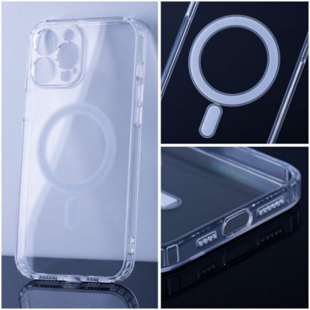 Apple iPhone 16e Coque Clear Mag Cover MagSAFE  Transparent