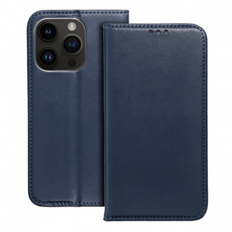 Apple iPhone 16e Portefeuilles Smart Magneto book Marine