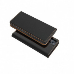 Apple iPhone 16e Portefeuilles Leather case SMART PRO Élégant  Noir