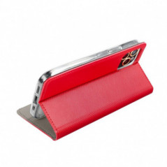 Apple iPhone 16e Portefeuilles Smart Case Book Rouge
