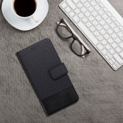 Samsung Galaxy A13 LTE Portefeuilles GOMMA Élégant  Noir