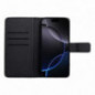 Samsung Galaxy A52 LTE Portefeuilles GOMMA Élégant Noir Samsung Galaxy A52 LTE Portefeuilles GOMMA Élégant Noir