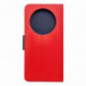 XIAOMI Redmi 14C Étui portefeuille Fancy Book Rouge / Marine