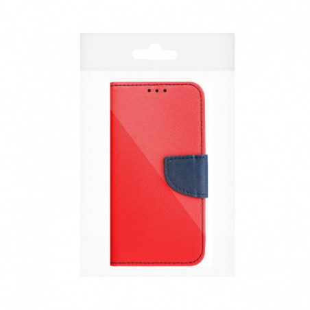 XIAOMI Redmi Note 14 5G Étui portefeuille Fancy Book Rouge / Marine