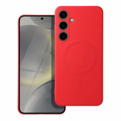 Samsung Galaxy A36 Coque Silicone Mag Cover MagSAFE  Rouge