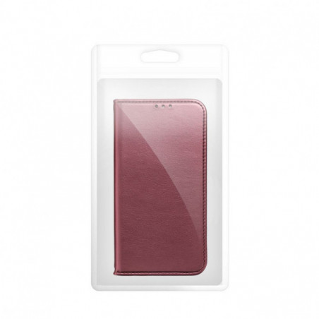 XIAOMI Redmi Note 14 Pro 5G Portefeuilles Smart Magneto book Bourgogne