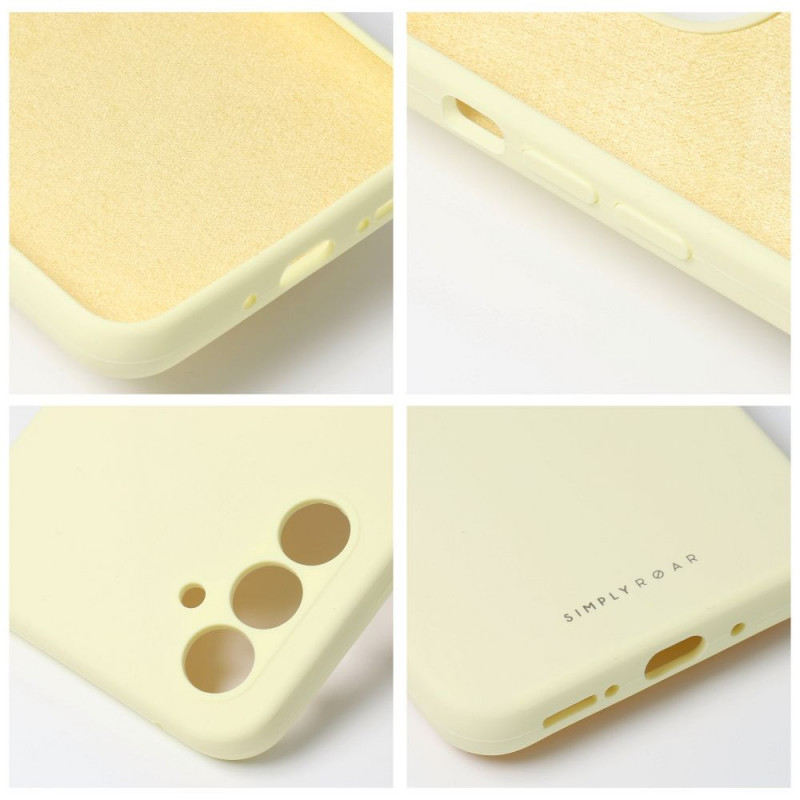 XIAOMI Redmi Note 14 Pro Plus 5G Coque Roar Cloud-Skin Jaune clair