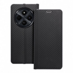XIAOMI Redmi 14C Portefeuilles LUNA Book Carbon Fibre de carbone, Élégant  Noir
