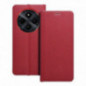XIAOMI Redmi 14C Portefeuilles LUNA Book Carbon Fibre de carbone, Élégant  Rouge