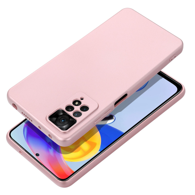 XIAOMI Redmi Note 14 4G Coque Metallic Rose