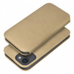 Samsung Galaxy A12 Portefeuilles Dual Pocket book Or