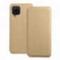 Samsung Galaxy A12 Portefeuilles Dual Pocket book Or