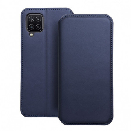 Samsung Galaxy A12 Portefeuilles Dual Pocket book Marine