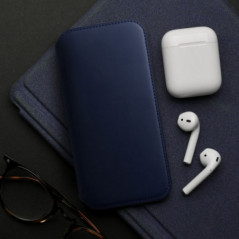 Samsung Galaxy A12 Portefeuilles Dual Pocket book Marine