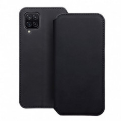 Samsung Galaxy A12 Portefeuilles Dual Pocket book Noir