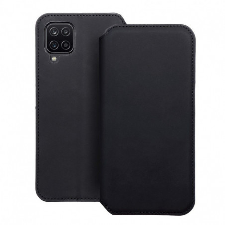 Samsung Galaxy A12 Portefeuilles Dual Pocket book Noir