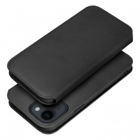 Samsung Galaxy A12 Portefeuilles Dual Pocket book Noir
