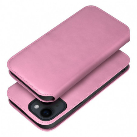 Samsung Galaxy A12 Portefeuilles Dual Pocket book Rose clair