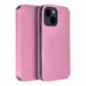 Samsung Galaxy A12 Portefeuilles Dual Pocket book Rose clair