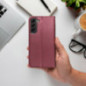 Samsung Galaxy A12 Portefeuilles Smart Magneto book Bourgogne