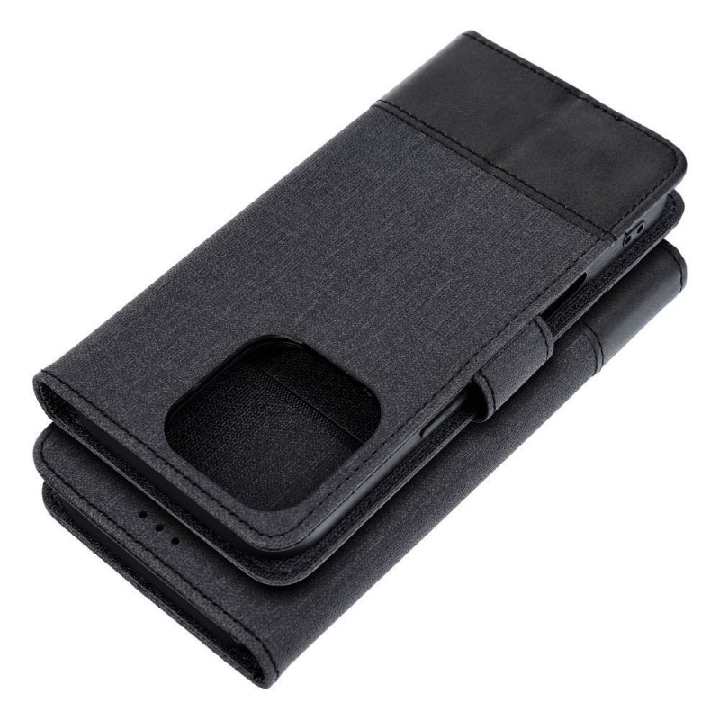 Samsung Galaxy A12 Portefeuilles GOMMA Élégant Noir Samsung Galaxy A12 Portefeuilles GOMMA Élégant Noir