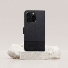 Samsung Galaxy A12 Portefeuilles GOMMA Élégant  Noir