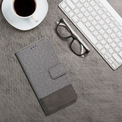 Samsung Galaxy A12 Portefeuilles GOMMA Élégant  Gris