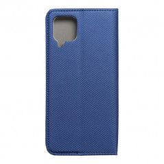 Samsung Galaxy A12 Portefeuilles Smart Case Book Marine